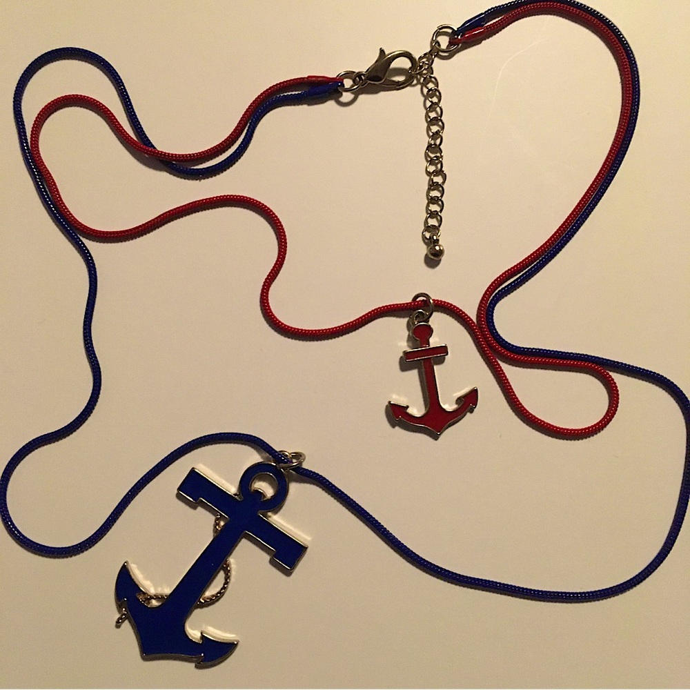 Anchor Necklace Set